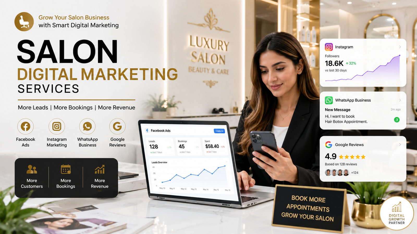 Salon Digital Marketing Services: Complete Guide to Get More Bookings in 2026